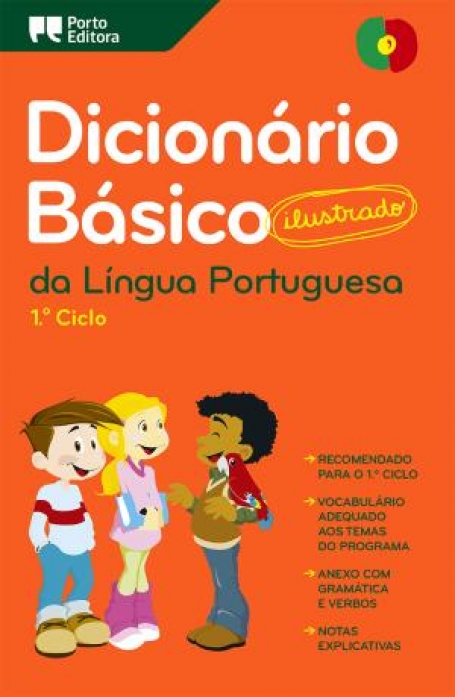 05105.52 - DICIONARIO BASICO ILUSTRADO DA LINGUA PORTUGUESA - inclui gramatica e verbos - divisao silabica - acordo ortografico