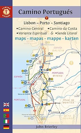 Camino Portugués Maps Lisbon - Porto - Santiago
