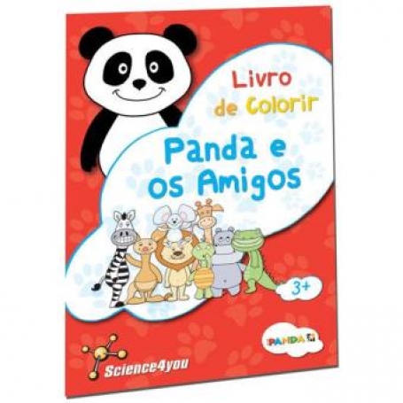 PANDA E OS AMIGOS - livro de colorir