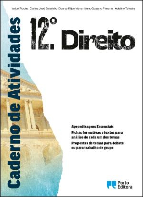 41390 - Caderno de Atividades - 12.º Direito - 12.º Ano