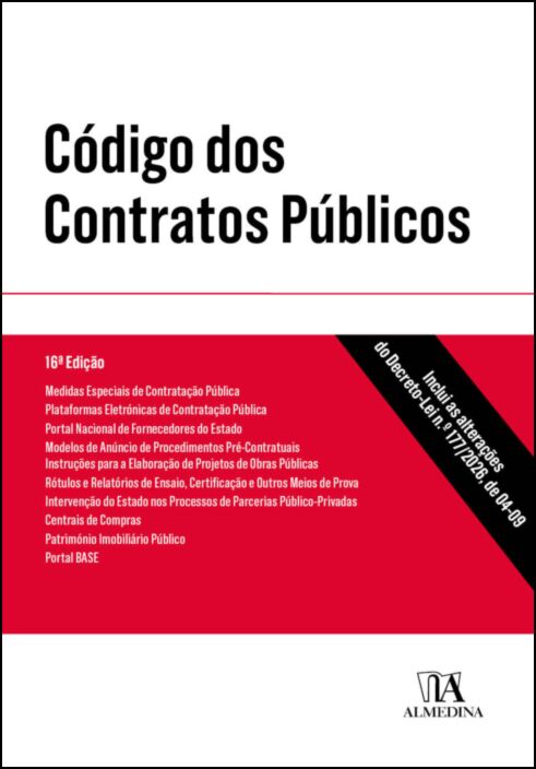 CÓDIGO DOS CONTRATOS PÚBLICOS