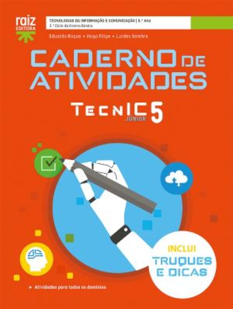 02220 - Cad de ativ TecnIC Júnior 5 - TIC - 5.º Ano