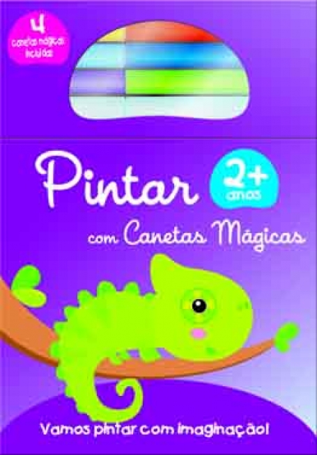 PINTAR COM CANETAS MAGICAS - CAMALEAO