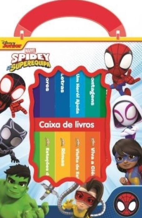 SPIDEY E A SUA SUPEREQUIPA - CAIXA DE LIVROS