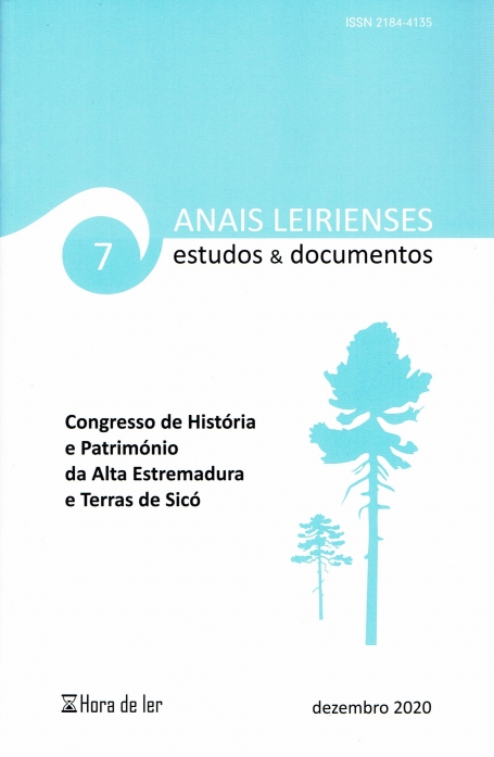 ANAIS LEIRIENSES 7 estudos e documentos - congresso de historia e patrimonio da alta estremadura e terras de sico