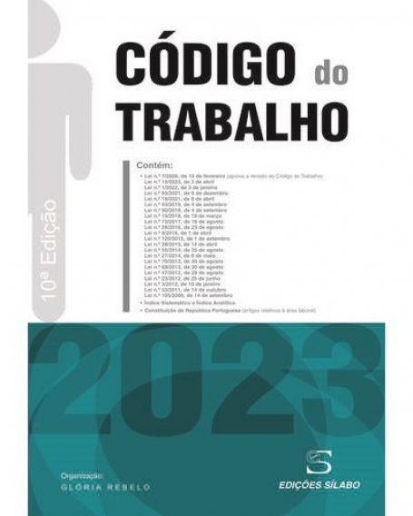 CÓDIGO DE TRABALHO 10.ª EDIÇÃO 2023