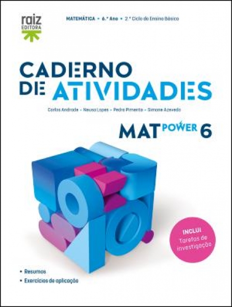 02194.11 - MatPower 6 - Matemática - 6.º ano - Caderno de Atividades