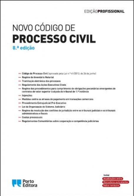 06723 - NOVO CÓDIGO DE PROCESSO CIVIL - 8ª Edição