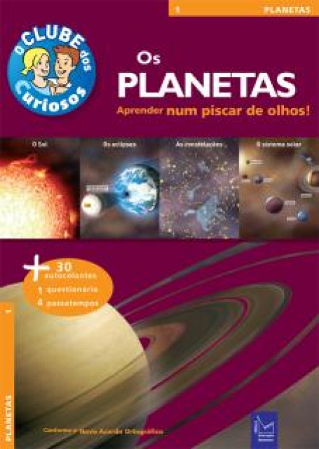 CLUBE DOS CURIOSOS 1 - OS PLANETAS - aprender num piscar de olhos