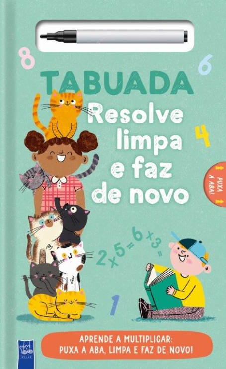 TABUADA - RESOLVA, LIMPA E FAZ DE NOVO
