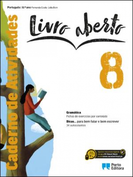 31733 - Livro aberto - Português - 8.º Ano - Caderno de Atividades