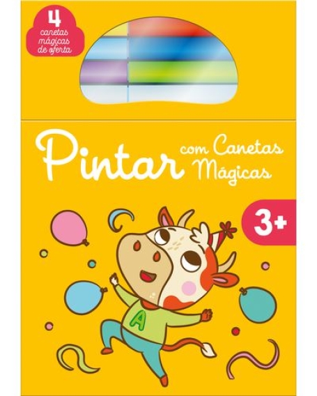 PINTAR COM CANETAS MÁGICAS 3 MAIS AMARELO