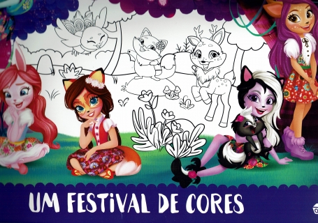 ENCHANTIMALS UM FESTIVAL DE CORES - LIVRO PARA PINTAR