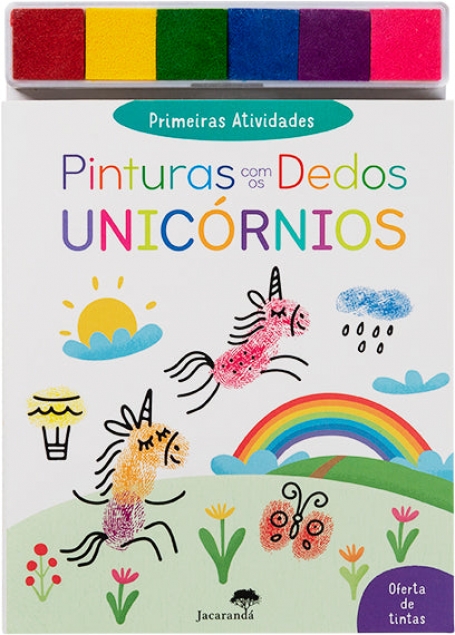 PRIMEIRAS ATIVIDADES PINTURAS COM OS DEDOS UNICORNIOS