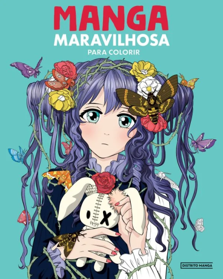 MANGA MARAVILHOSA PARA COLORIR