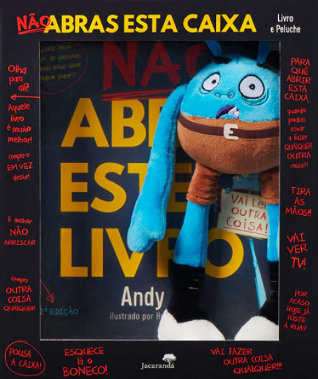 NAO ABRAS ESTA CAIXA - Não abras este livro (livro 1) + peluche