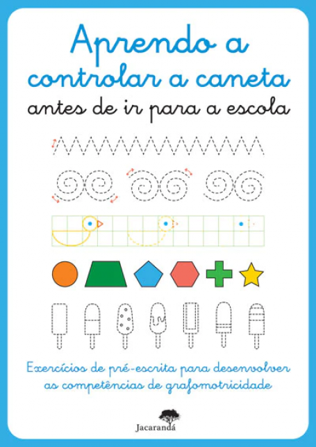 APRENDO A CONTROLAR A CANETA ANTES DE IR PARA A ESCOLA