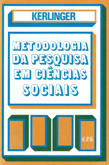 METODOLOGIA DA PESQUISA EM CIENCIAS SOCIAIS - um tratamento conceitual