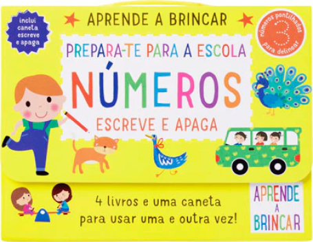 PREPARA-TE PARA A ESCOLA: NÚMEROS - ESCREVE E APAGA