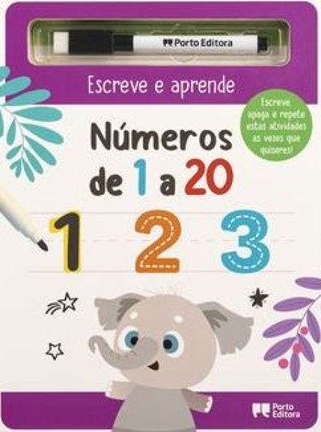72528.10 - ESCREVE E APRENDE - NÚMEROS DE 1 A 20