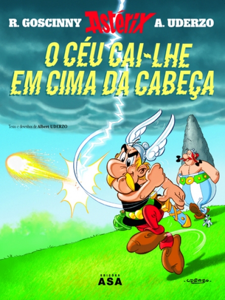 CEU CAI-LHE EM CIMA DA CABECA - ASTERIX 33 - INEDITO