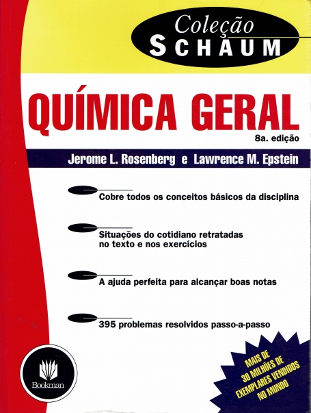 QUÍMICA GERAL 8º EDIÇÃO cobre todos os conceitos básicos da disciplina, situações do cotidiano retratadas no texto e nos exercícios, a ajuda perfeita para alcançar boas notas
