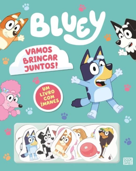 BLUEY - VAMOS BRINCAR JUNTOS ! um livro com ímanes