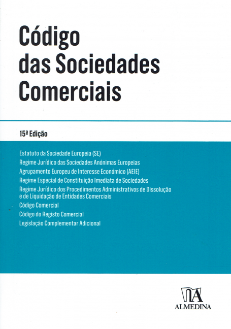 CODIGO DAS SOCIEDADES COMERCIAIS  15º EDICAO BOLSO