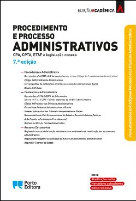 06772.70 - PROCEDIMENTO E PROCESSO ADMINISTRATIVO 7º EDICAO