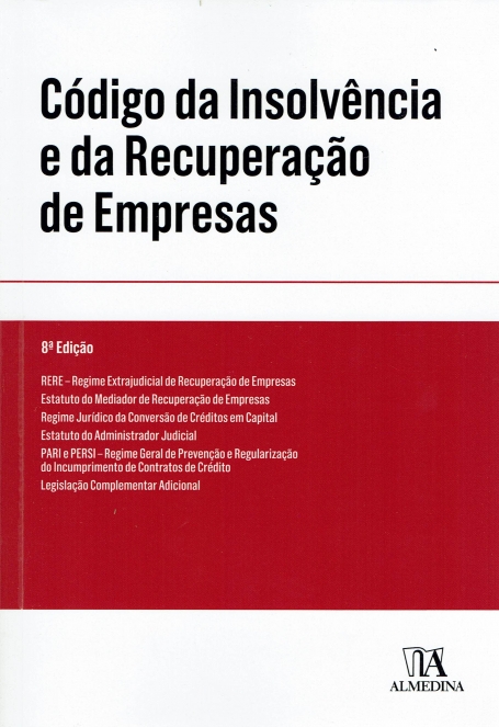 CODIGO DA INSOLVENCIA E DA RECUPERACAO DE EMPRESAS 8 EDICAO