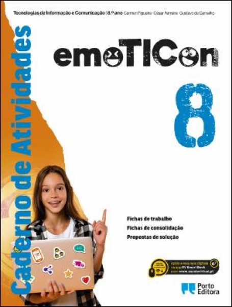 33614 - emoTICon - Tecnologias de Informação e Comunicação - 8.º ano - Caderno de Atividades