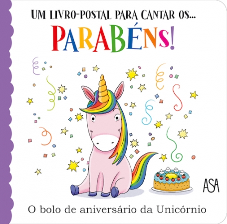 PARABENS - o bolo de aniversário da unicórnio