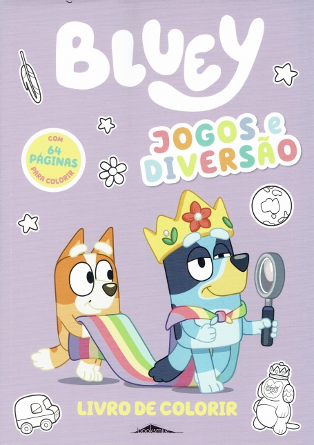 BLUEY JOGOS E DIVERSÃO - LIVRO DE COLORIR