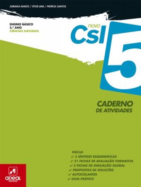 01731.19 - Caderno de Atividades - Novo CSI 5 - Ciências Naturais - 5.º Ano