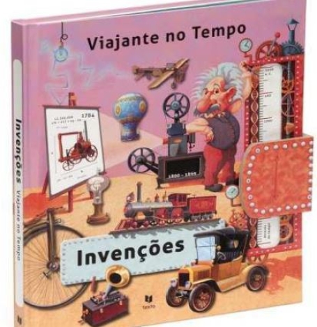 VIAJANTE NO TEMPO - INVENCOES - LIVRO DE CAPA DURA