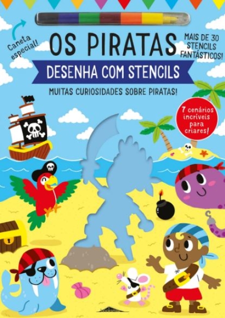 OS PIRATAS - DESENHA COM STENCILS
