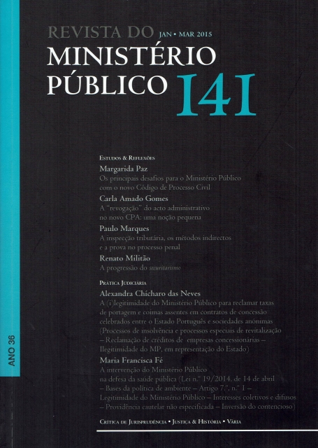 REVISTA DO MINISTERIO PUBLICO 139 JULHO SETEMBRO 2014