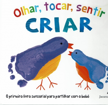 OLHAR, TOCAR, SENTIR, CRIAR o primeiro livro sensorial para partilhar com o bebé