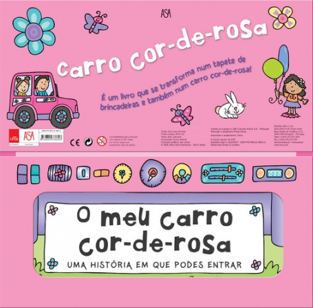 MEU CARRO COR-DE-ROSA - UMA HISTORIA EM PODES ENTRAR - livro convertivel