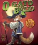 GATO DAS BOTAS - com janelas para abrir, tiras para puxar e um cenario pop-up