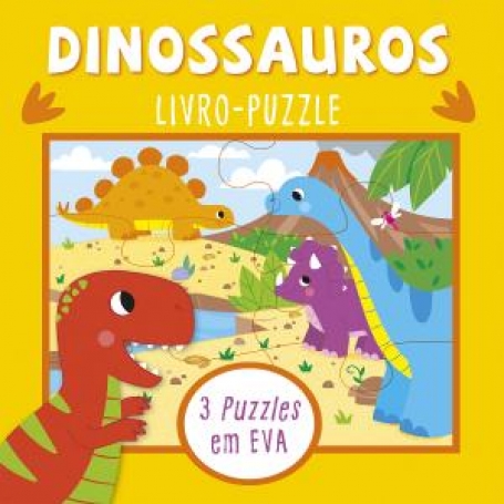 71349.10 - DINOSSAUROS - Livro Puzzle