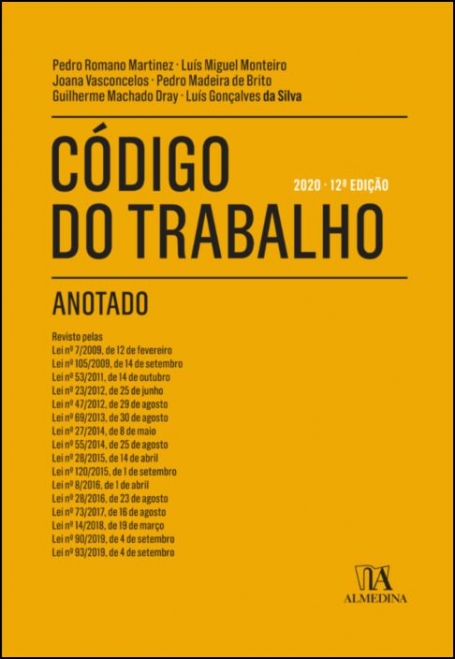 CODIGO DO TRABALHO ANOTADO