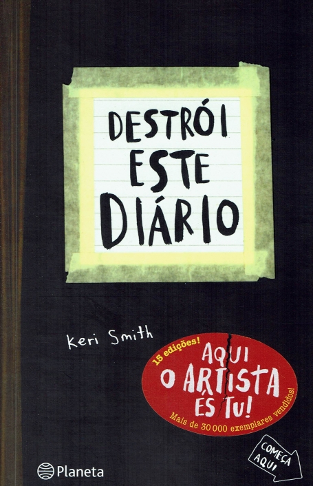 DESTRÓI ESTE DIÁRIO - CAPA PRETA