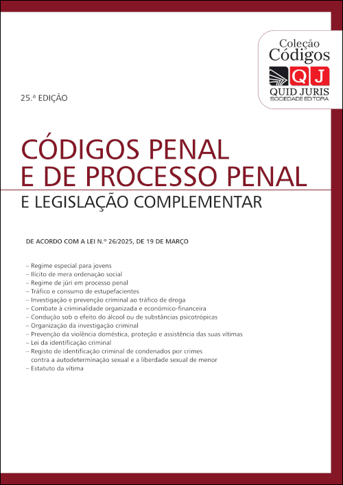 CÓDIGOS PENAL E DE PROCESSO PENAL  e legislação complementar 25ª edição
