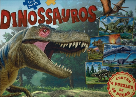 DINOSSAUROS - LIVRO PUZZLE