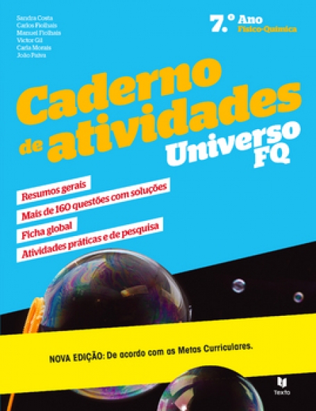 UNIVERSO FQ7 - LIVRO DE FICHAS - CIENCIAS FISICO-QUIMICAS 7º ANO