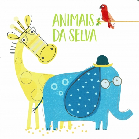 ANIMAIS DA SELVA - livro e blocos macios
