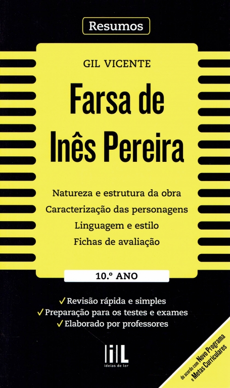 40179.10 - FARSA DE INES PEREIRA - leitura recomendada 10º ano
