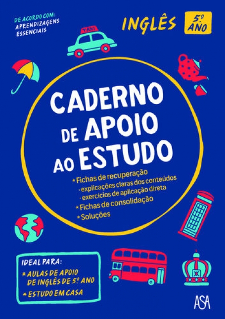 CADERNO DE APOIO AO ESTUDO - INGLES 5 ANO