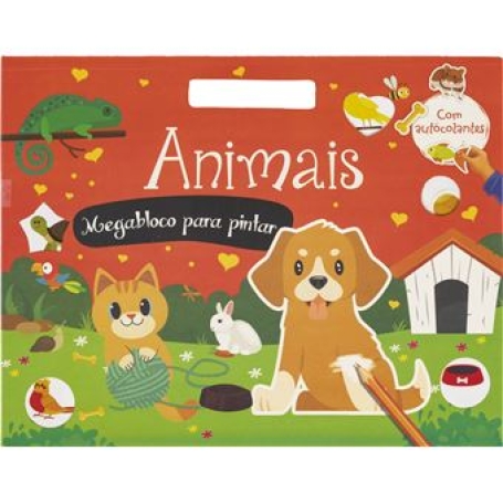 72434.10 - ANIMAIS - MEGA BLOCO PARA PINTAR